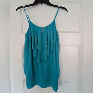 Kensie Turquoise Layered Camisole